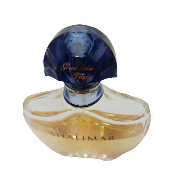 Guerlain SHALIMAR EDT Natural Spray 1.7 Oz 50 ml Modern Batwing Bottle 1/2 full - Picture 2 of 10